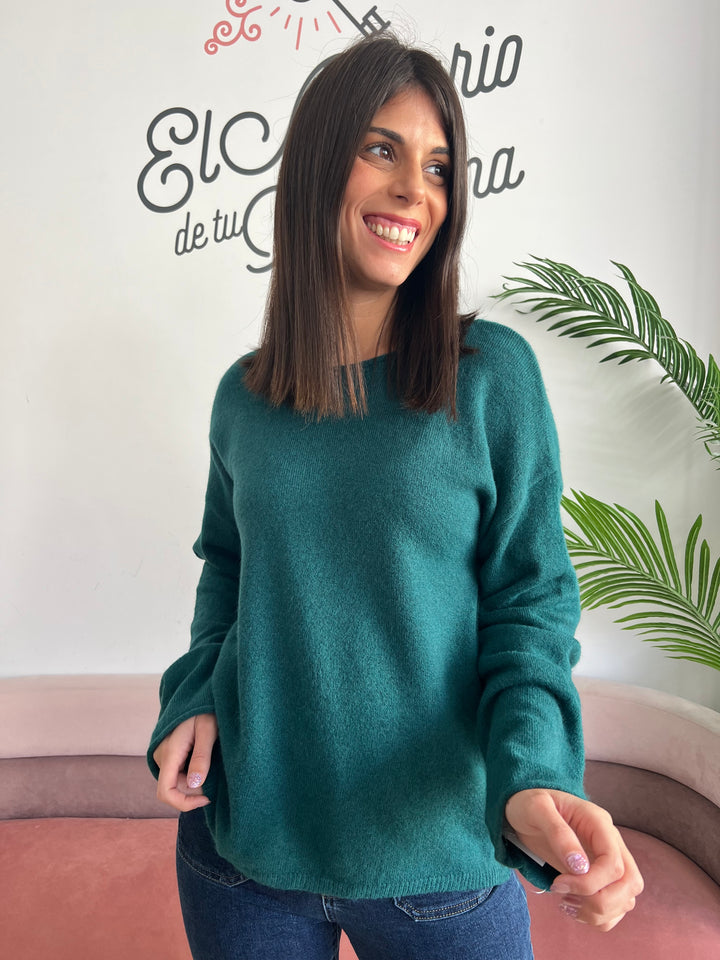 Jersey Manuela verde oscuro