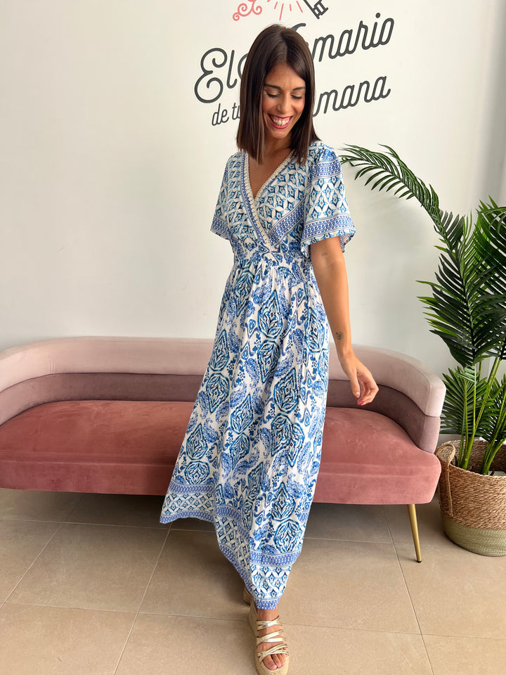 Vestido Marina azul