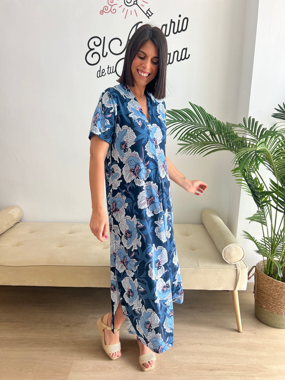 Vestido Corina azul