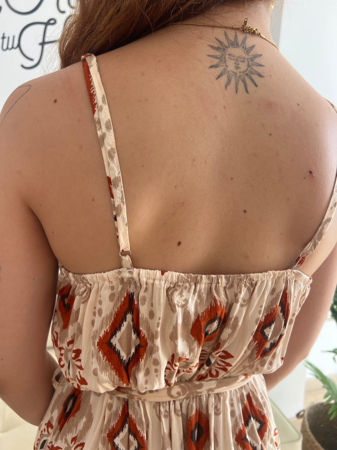 Vestido Victoria beige