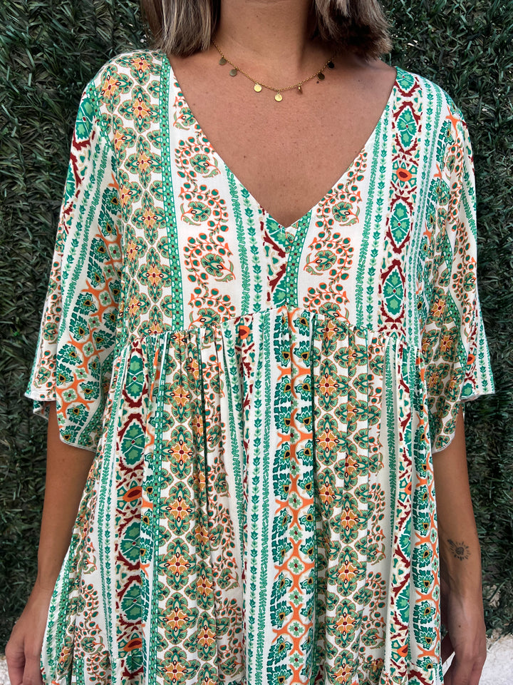 Vestido Davinia verde