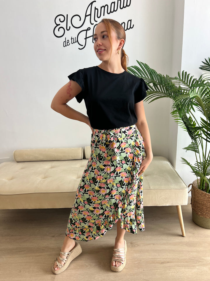 Falda Pamela negro