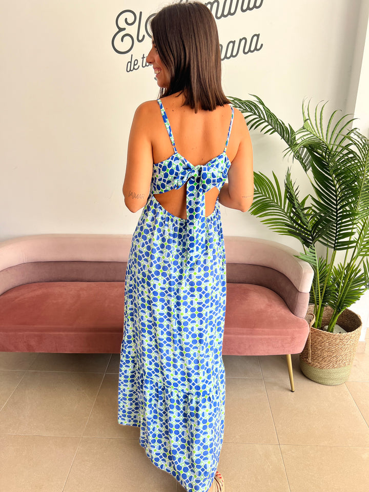 Vestido Ángela azul