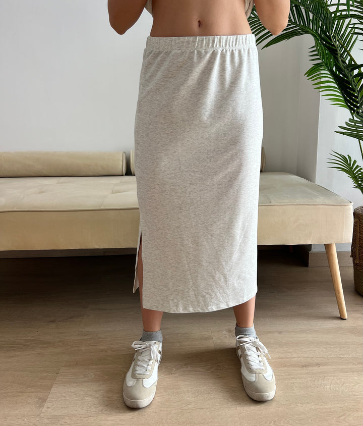 Conjunto Corazón gris