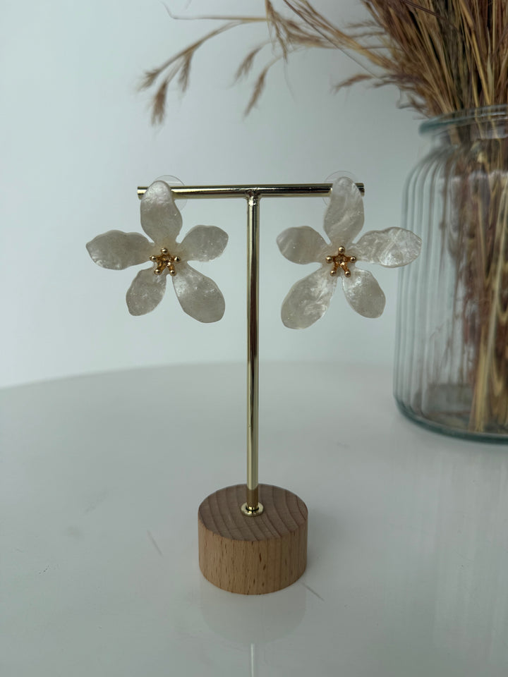 Pendientes Gia blanco(no acero)