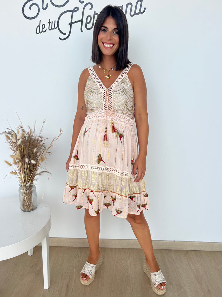 Vestido Fabiana rosa