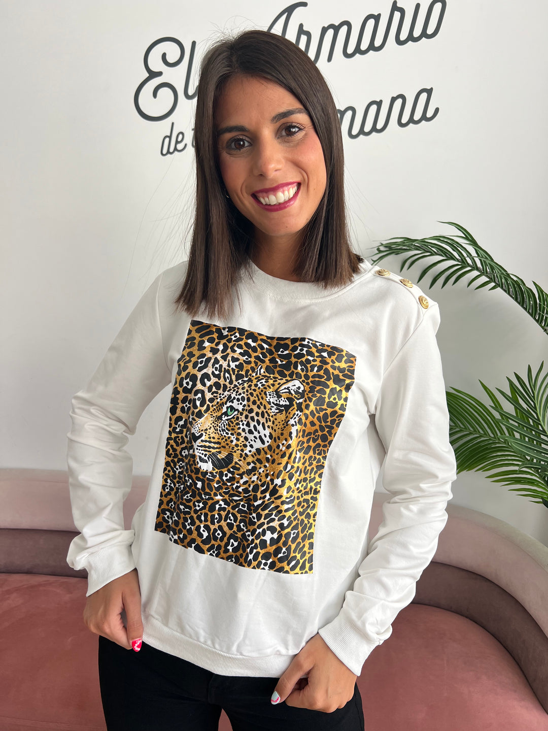 Sudadera Kenia blanco