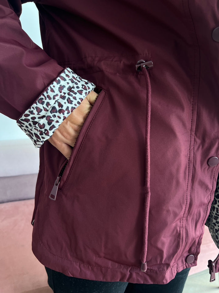 Chaqueta Reversible Leopardo