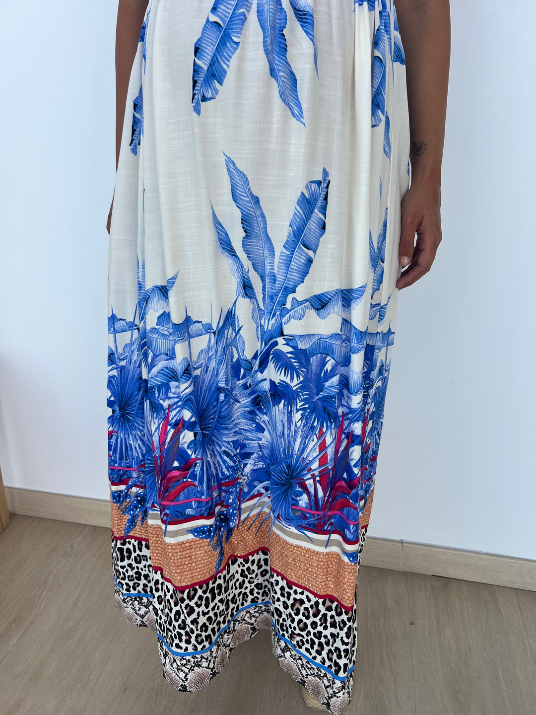 Vestido Tropical azul