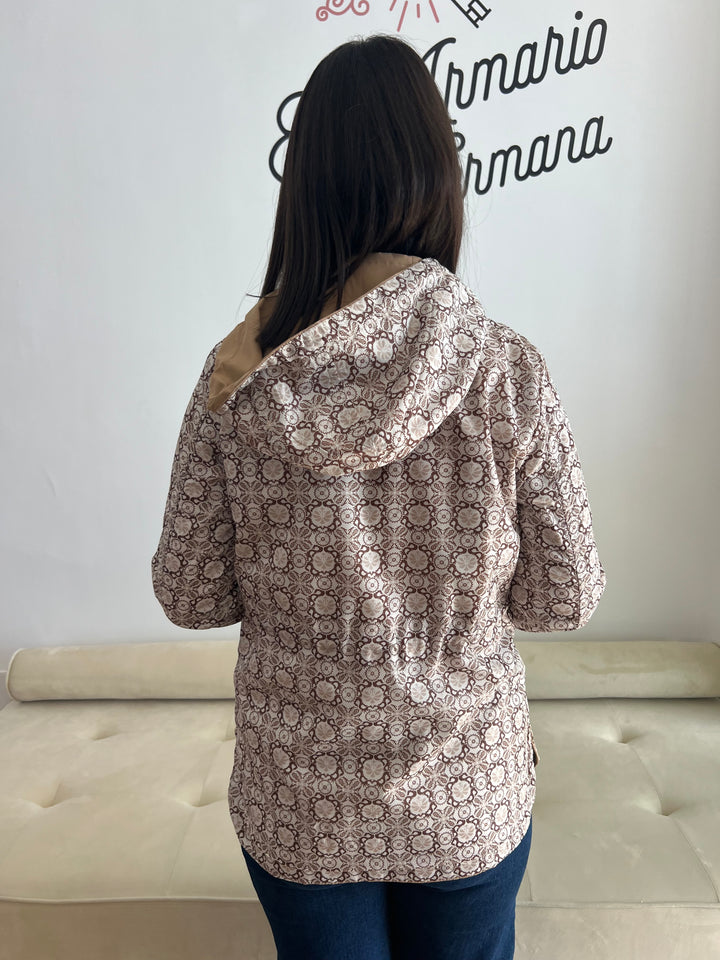 Chaqueta Reversible Úrsula caqui