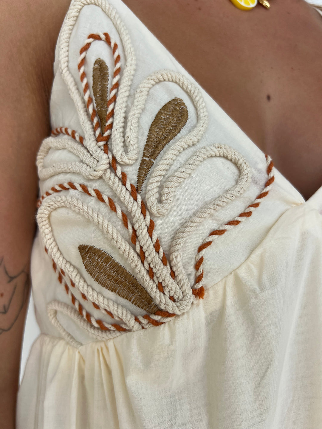 Vestido Paola beige