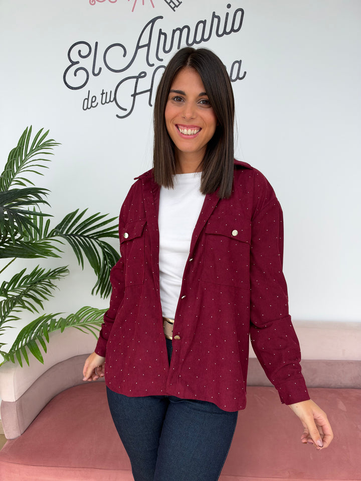 Sobrecamisa Florencia burdeos