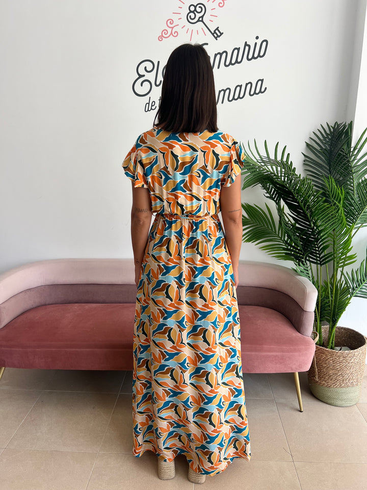 Vestido Yoly naranja