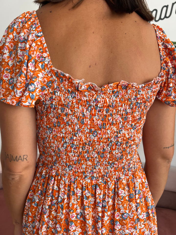 Vestido Nagore naranja