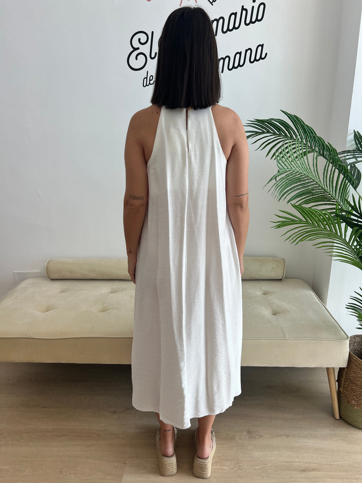 Vestido Alba beige