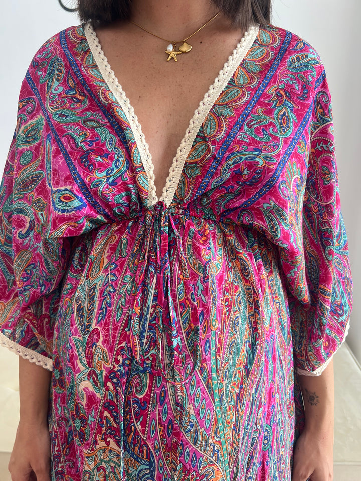 Vestido Selena fucsia