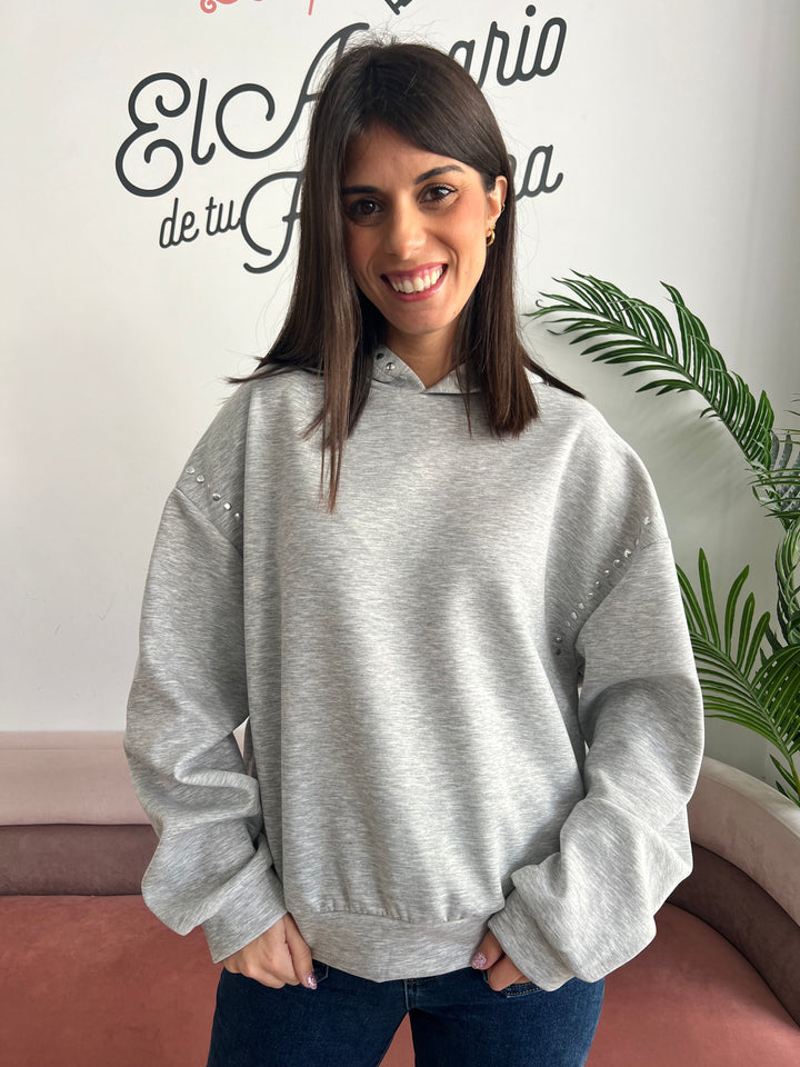 Sudadera Chiara gris claro