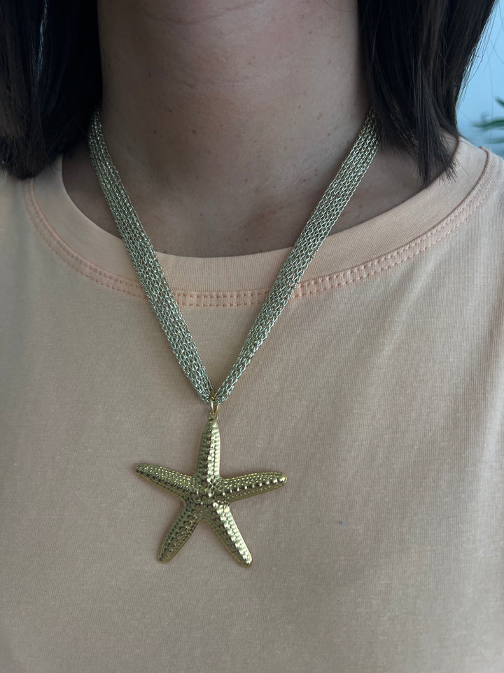 Collar red estrella (acero)