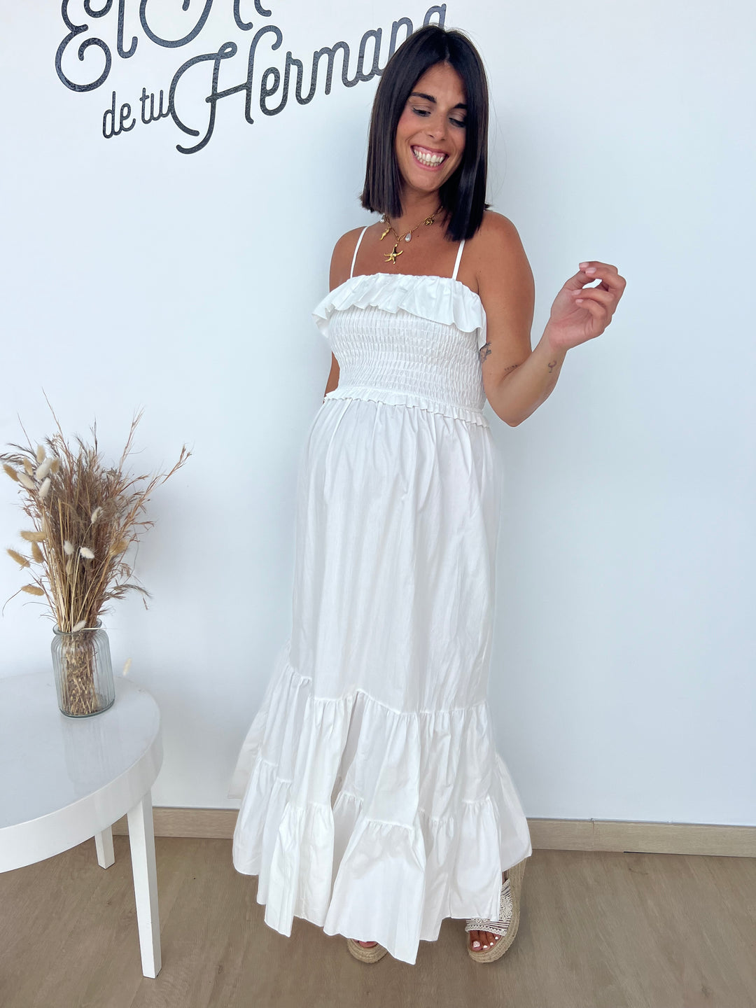Vestido Lorena blanco