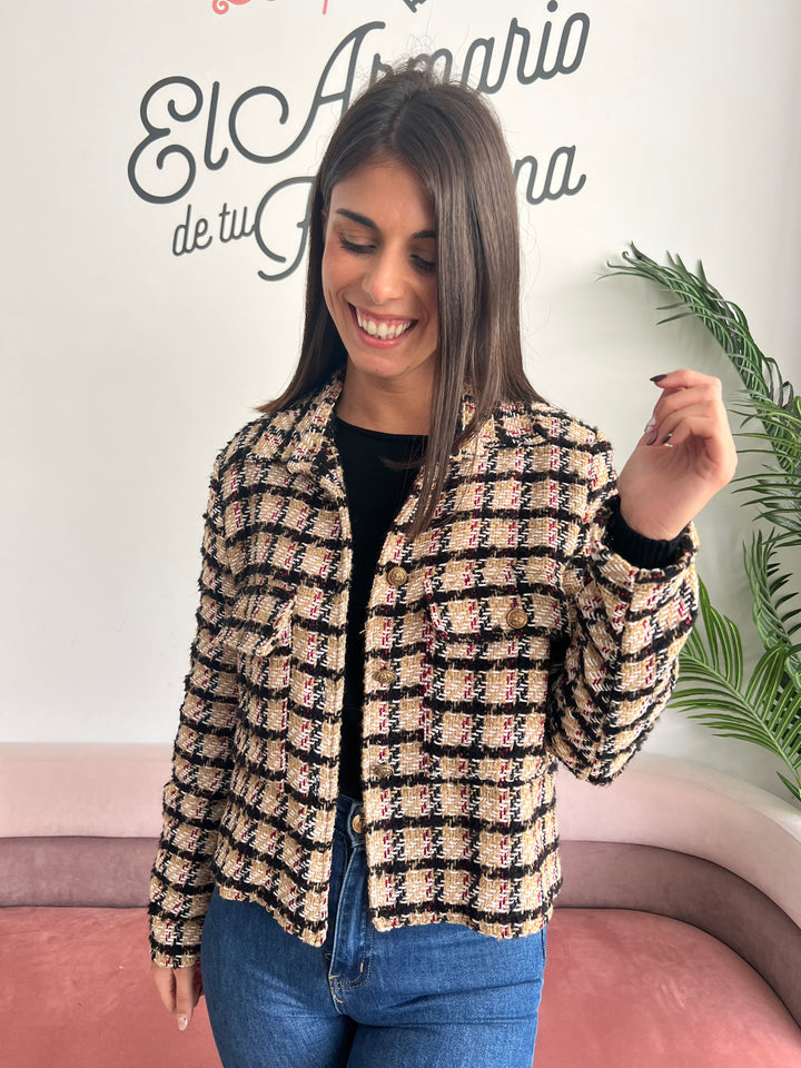 Chaqueta Sandra camel