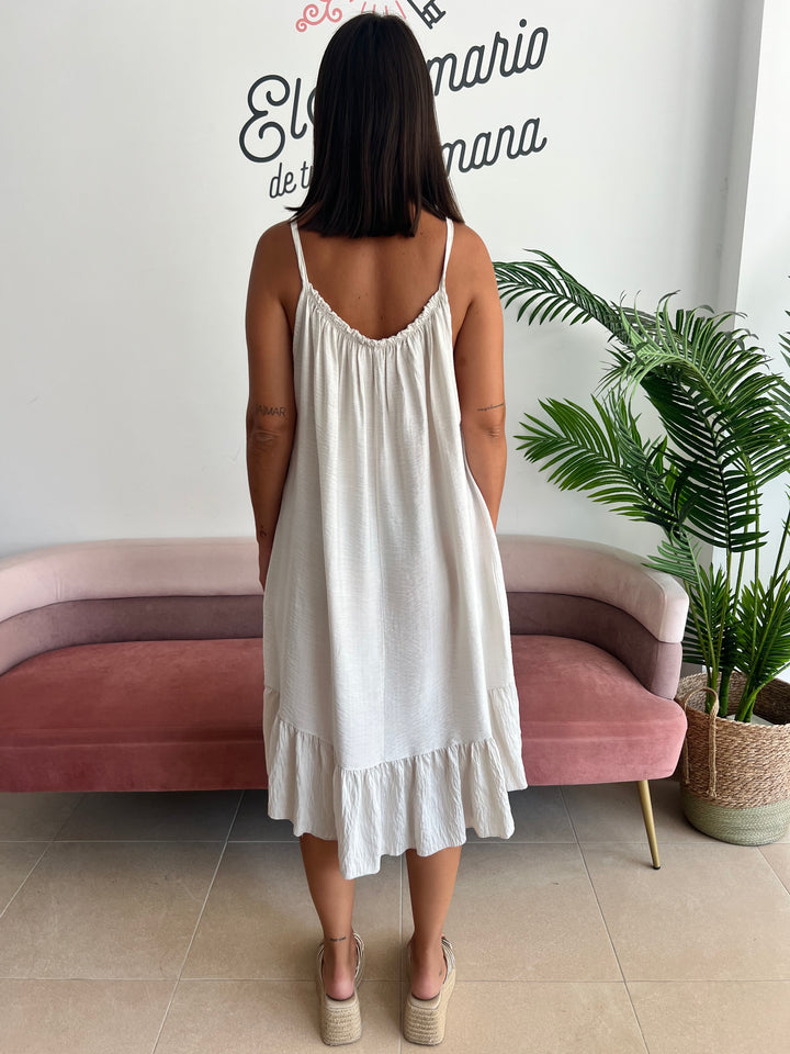 Vestido Alana Corto marfil