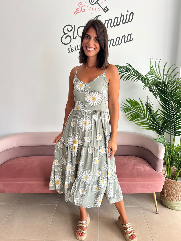 Vestido Margarita verde