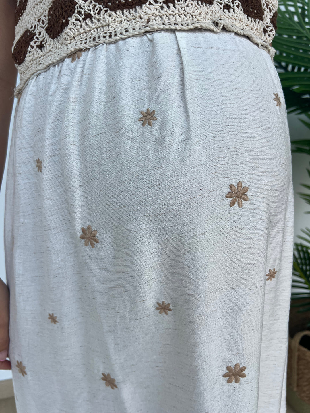 Vestido María beige