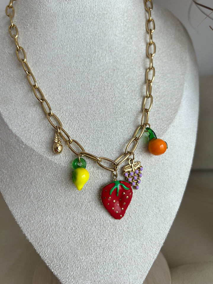 Collar Frutas (acero)