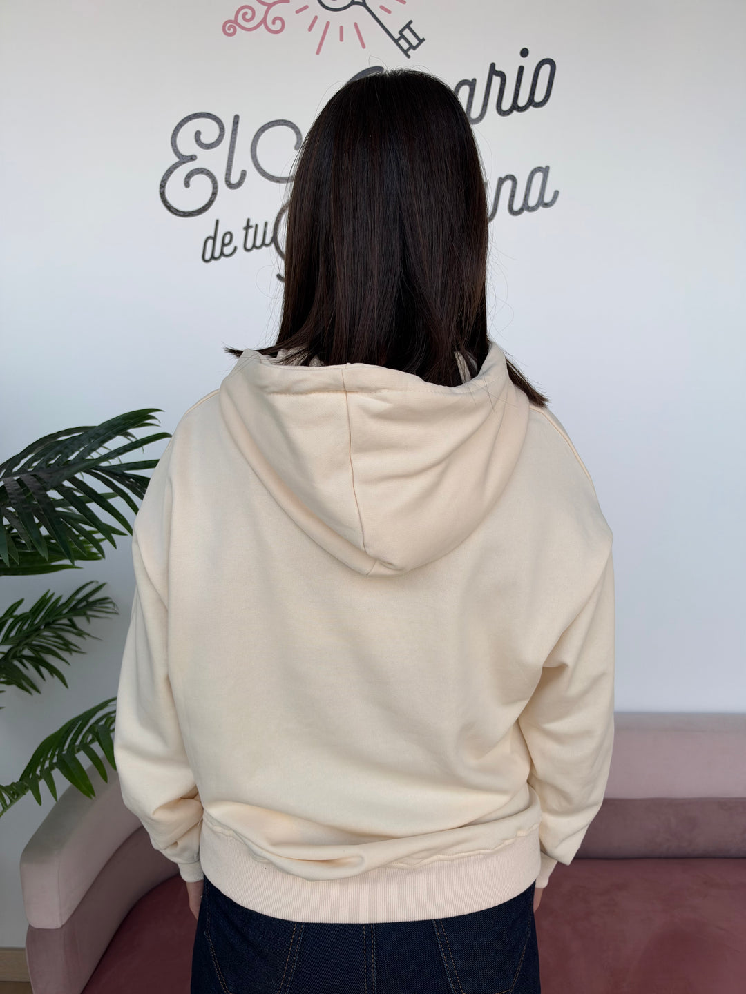 Sudadera Studio beige