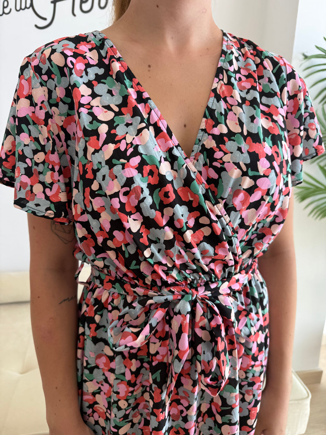 Vestido Nieves corto negro