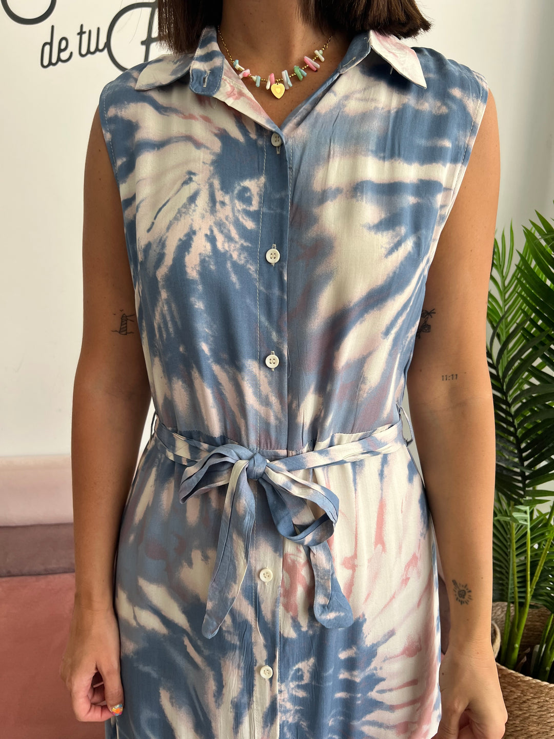 Vestido Aroa azul