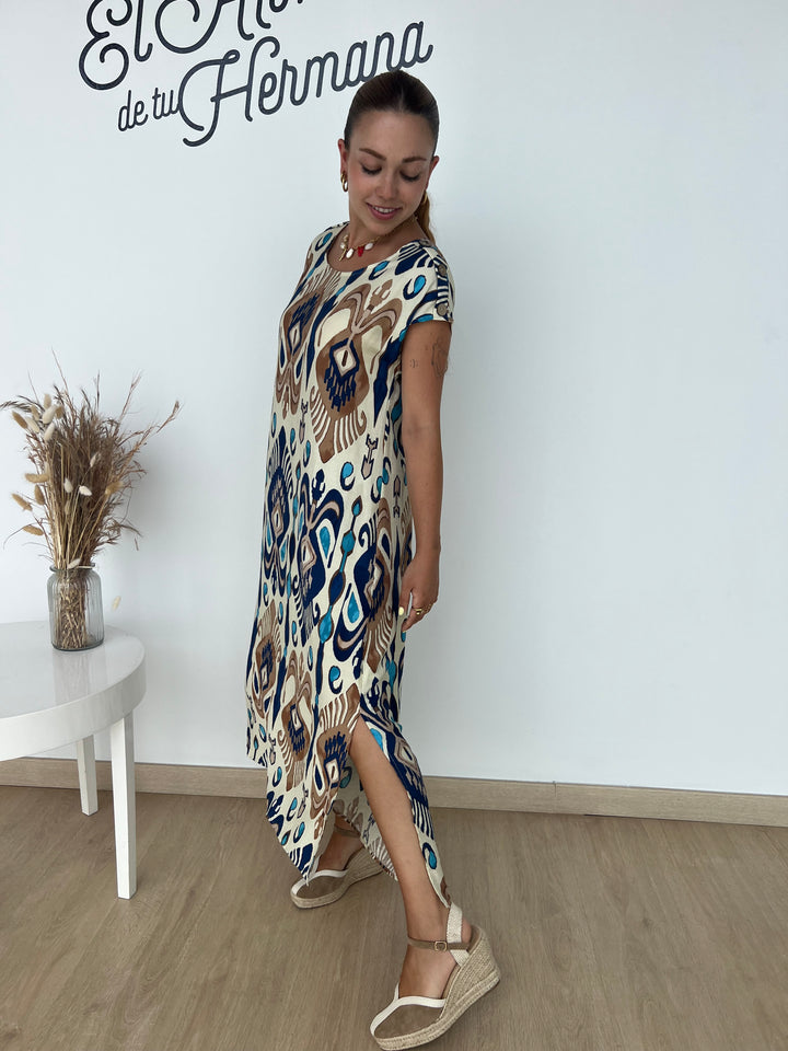 Vestido Morgane azul