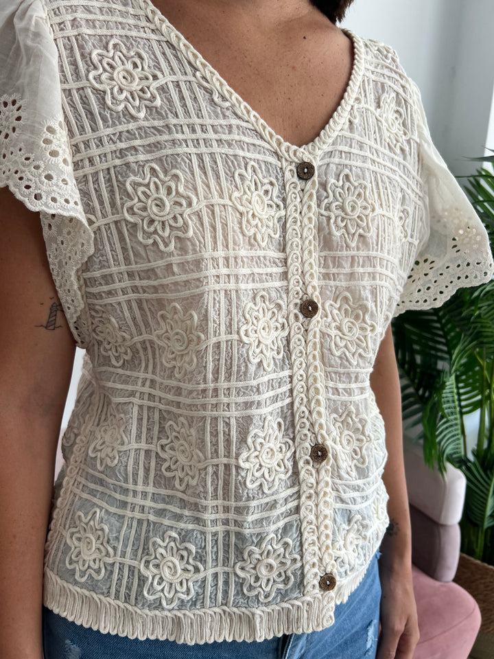 Chaqueta Oriana beige