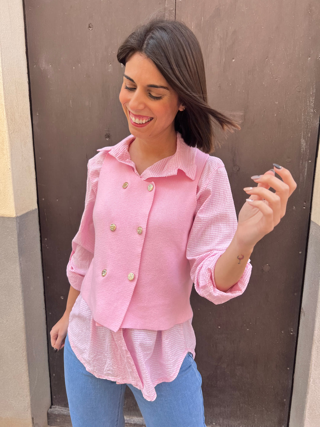 Chaleco Sandra Rosa