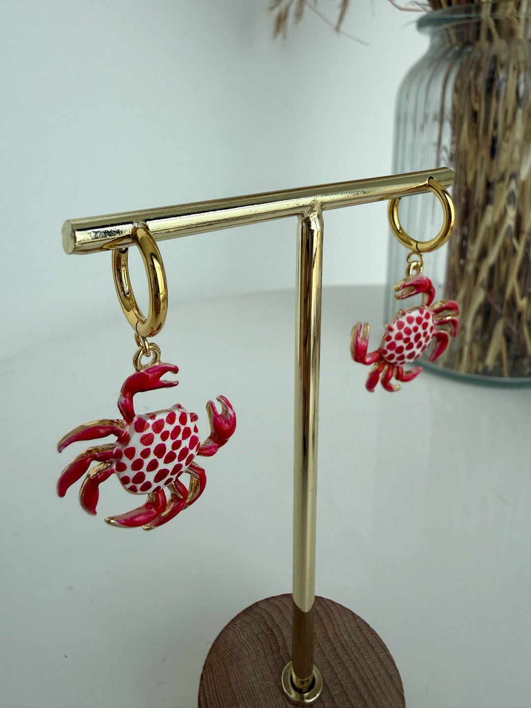 Pendientes Cangrejo (acero)