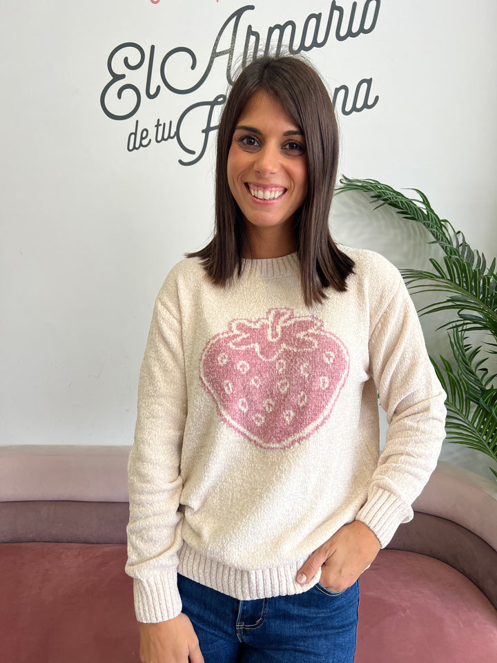 Jersey Fresita beige