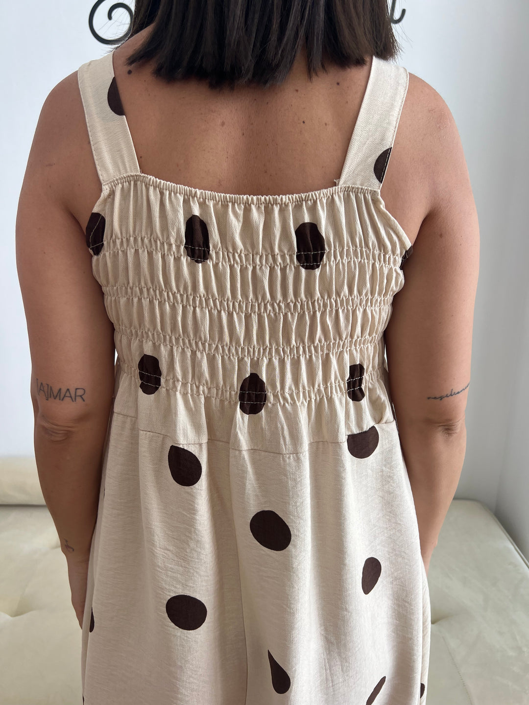 Vestido Samira beige