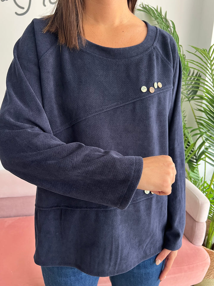 Sudadera Charly azul marino