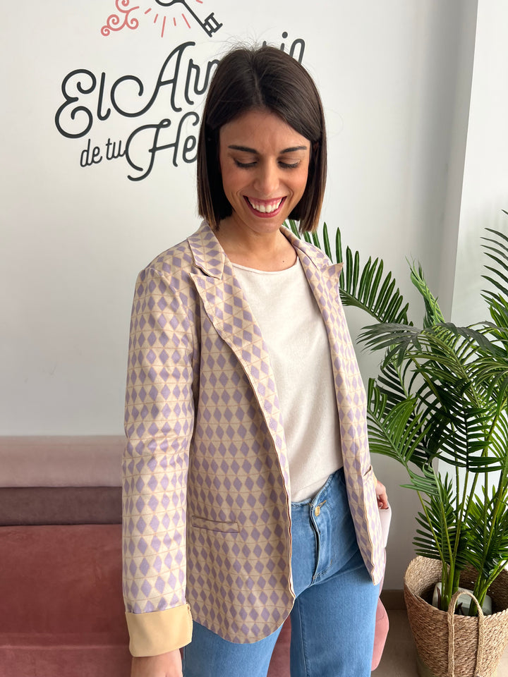 Chaqueta Estela malva