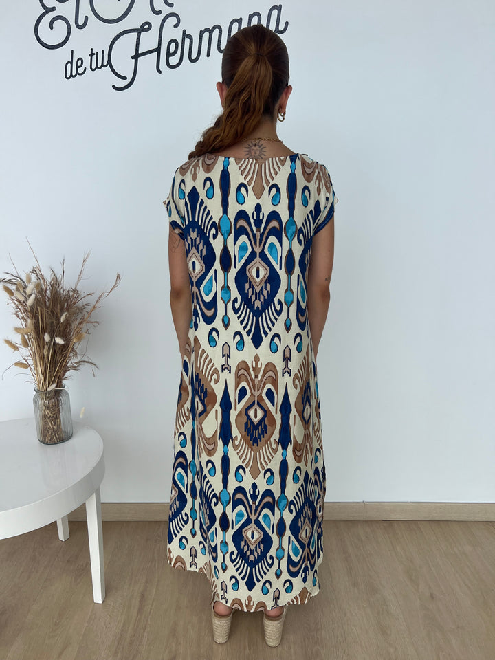 Vestido Morgane azul