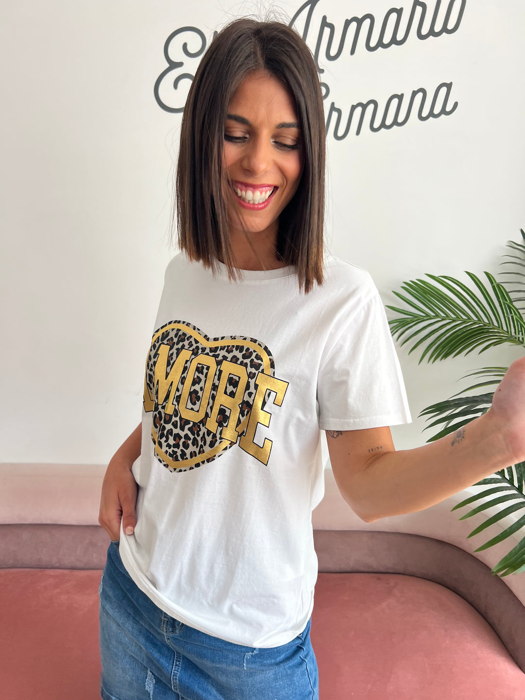 Camiseta Amore blanco