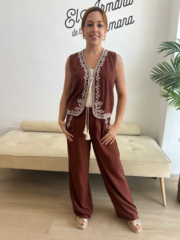 Conjunto Michell marrón