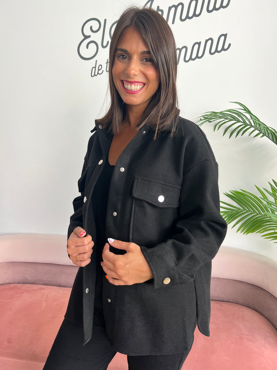 Chaqueta Bianca negro
