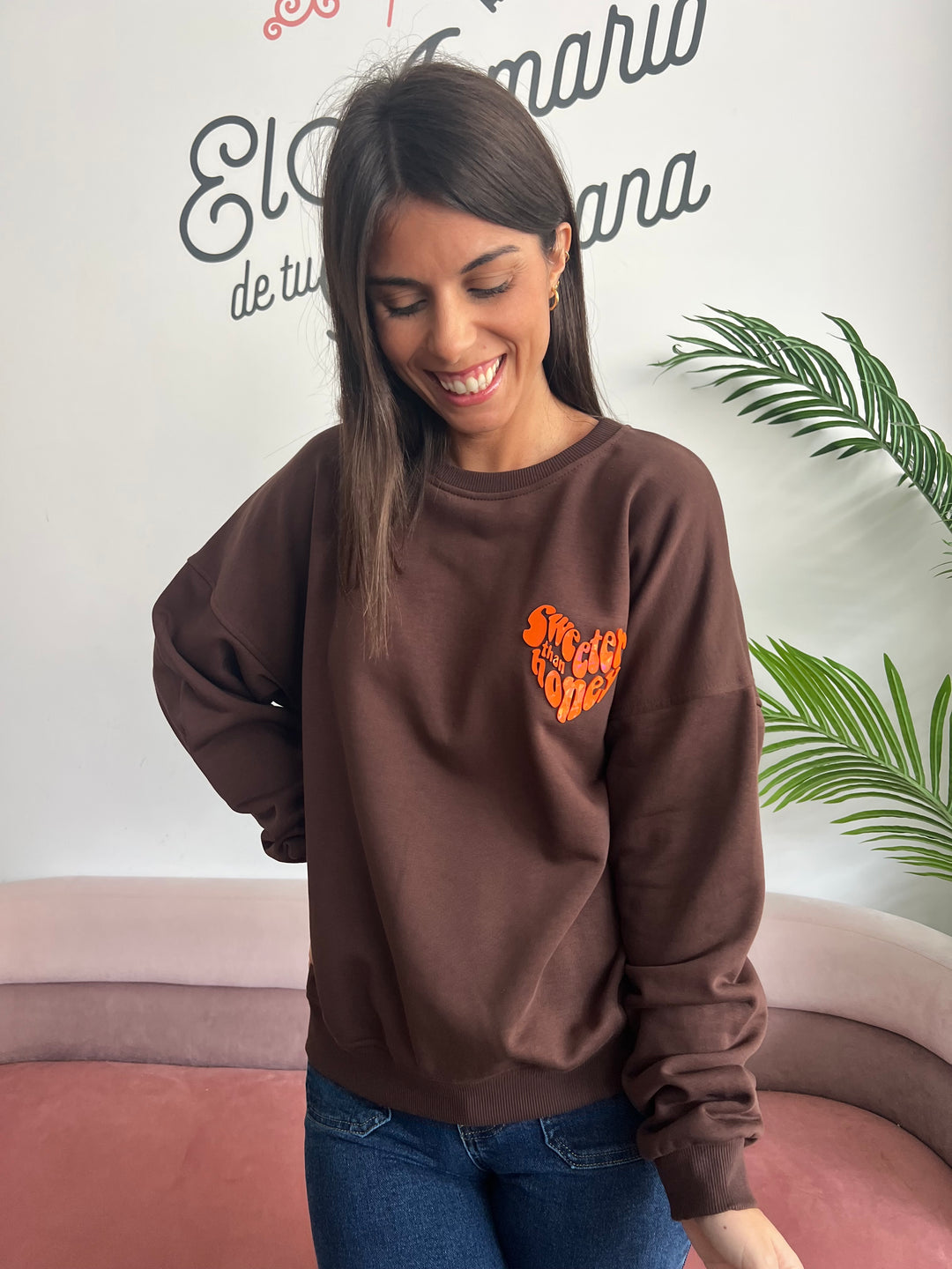 Sudadera Honey marrón