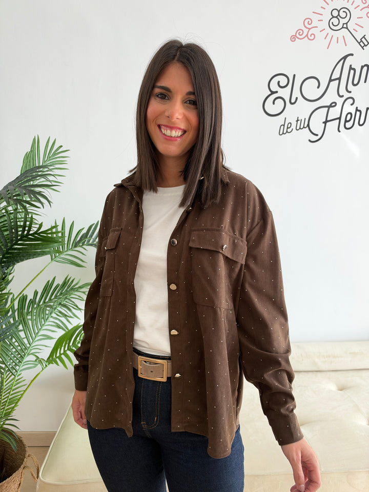 Sobrecamisa Florencia marrón