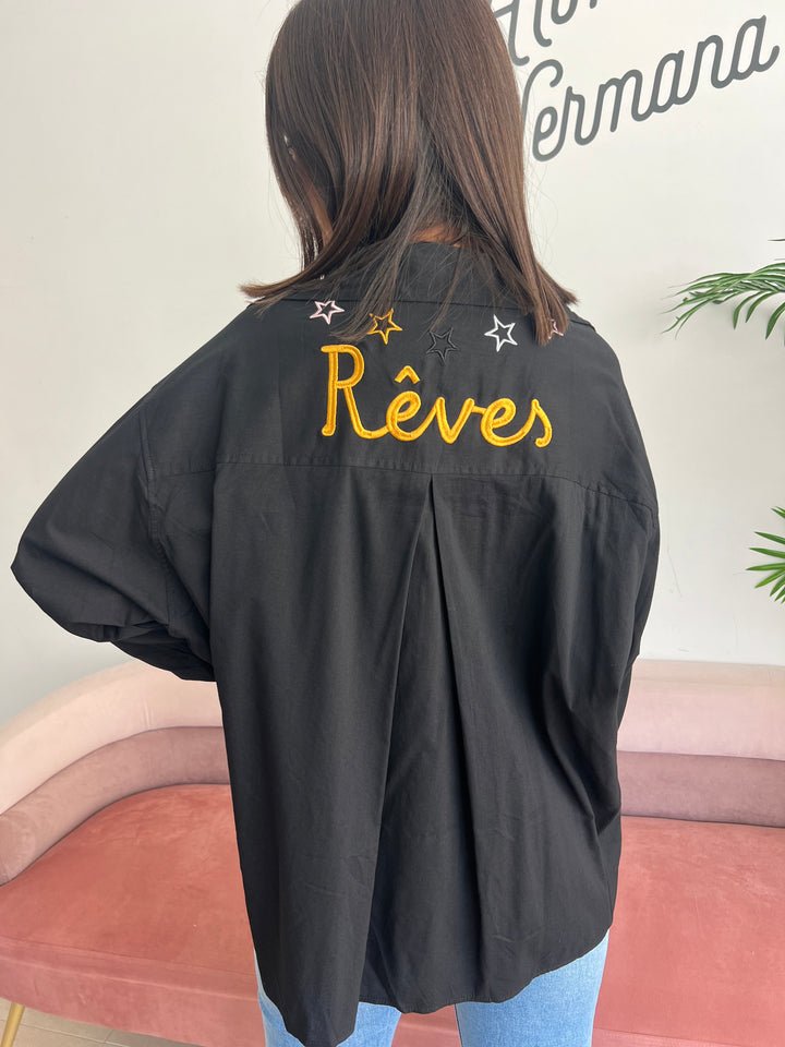 Camisa Rêves negro