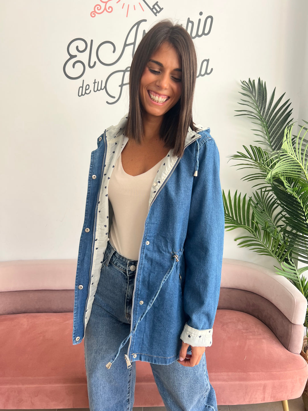 Chaqueta Reversible Corazones