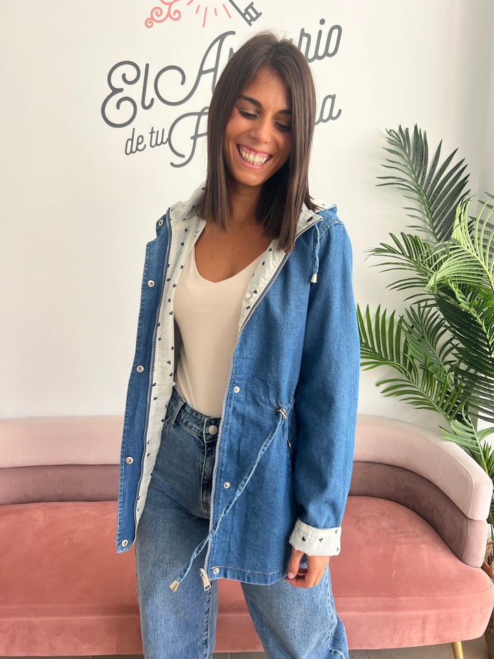 Chaqueta Reversible Corazones