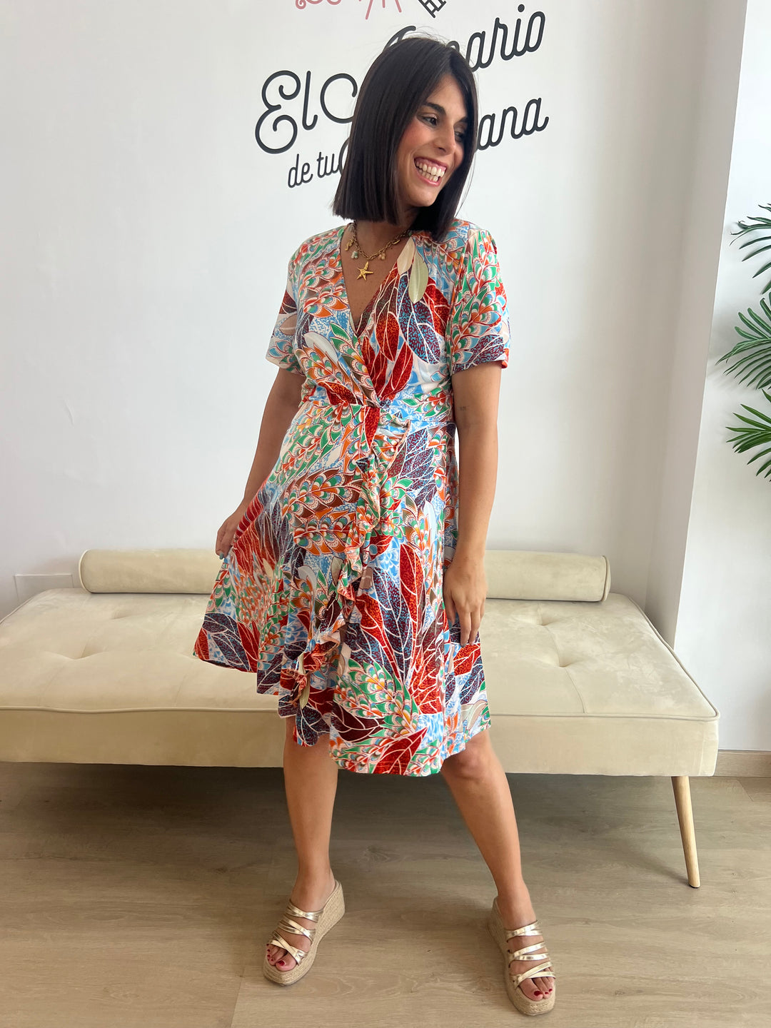 Vestido Belinda naranja