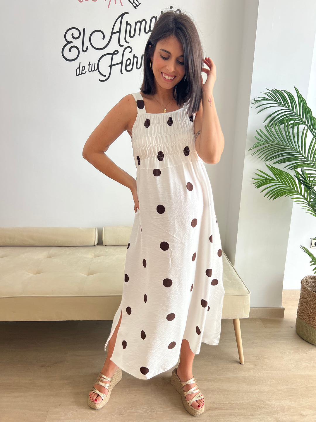 Vestido Samira blanco